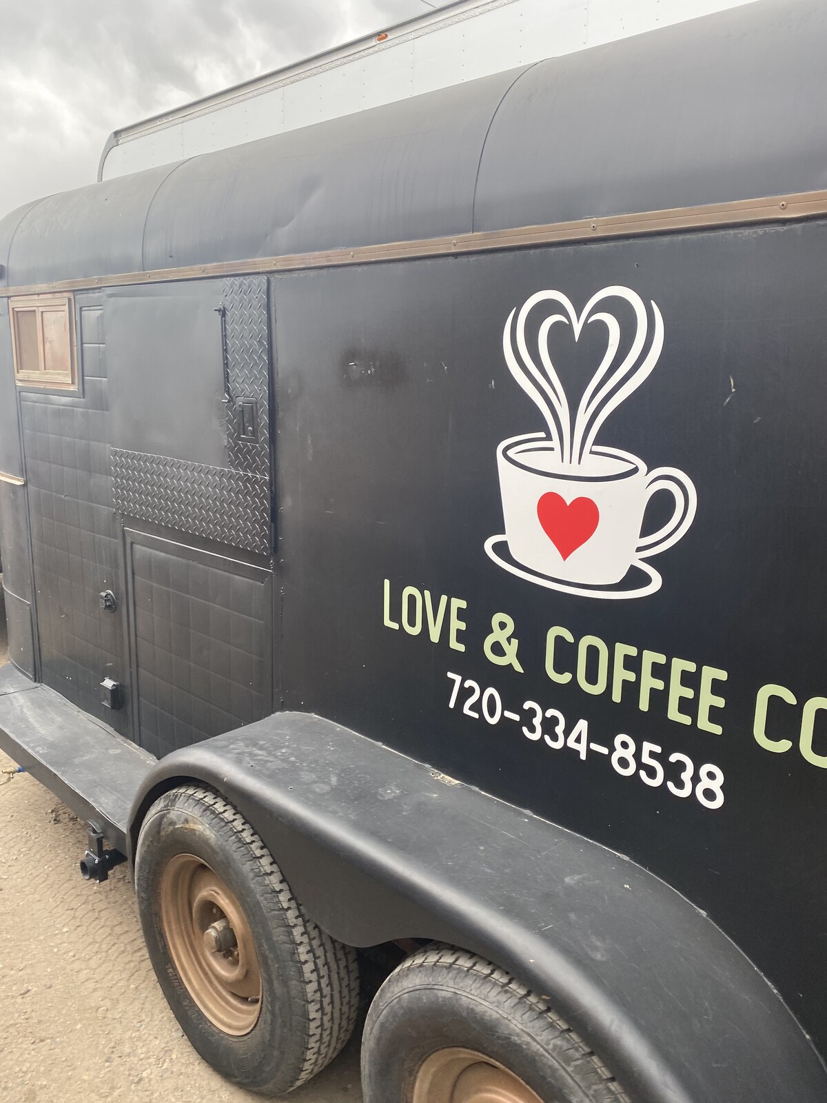 Our logo on the trailer